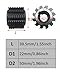 GBJ Involute Gear Hob Cutter High Speed Steel Milling Cutter 30° Pressure Angle Cutting Tool Industrial Supplies 22mm-27mm Bore (M1.5* a30°)