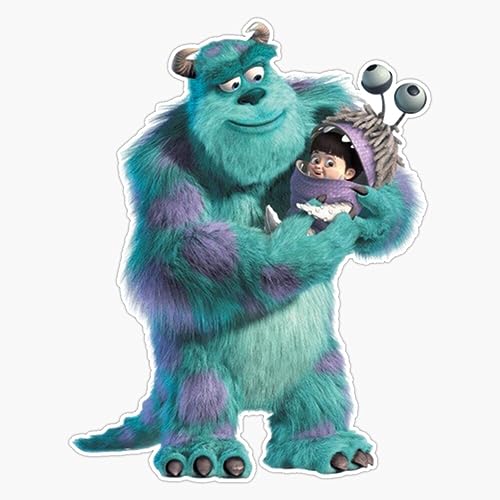 Sully and Boo Sticker Vinyl Waterproof Sticker Decal Car Laptop Wall Window Bumper Sticker 5
