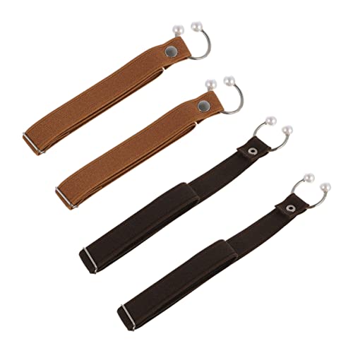 LIFKOME Shoe Strap for Heels 2 Pairs Replacement Shoelaces Anti-slip Stretchy Elastic No Buckles Design