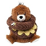 Charming Pet Ringamals Honey Bear Interactive Plush Dog Toy Puzzle