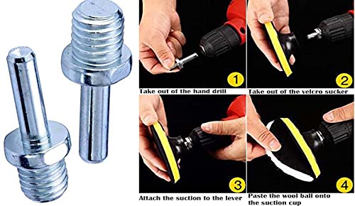 Image of DIY Crafts Buffing Sponge Polishing Pad Hand Tool Kit For Polisher Compound Polishing Polish Polisher Buffer Polishing (Only M10 /14 Universal Adopter) (1 Pc, Only M10 Universal Adopter)