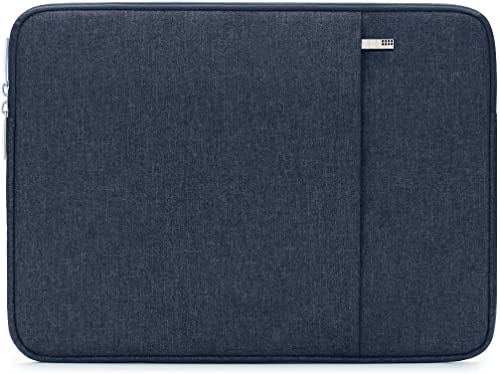 ProElite Polyster Laptop Sleeve Case Cover Pouch for 13" to 14" MacBook Air/Pro Retina,Compatible with Surface Pro, MacBook Pro 14" M1/Max A2442, Galaxy Tab S8/S9 Ultra 14.6"/iPad Pro 12.9, Dark Blue - Image 2