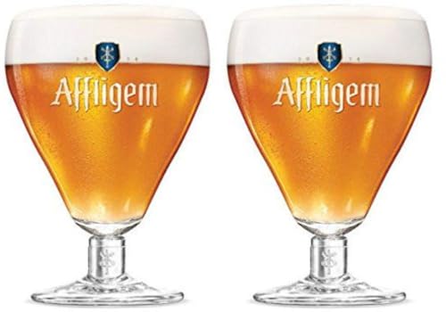 Affligem Belgian Ale - Calice da birra calice, confezione da 2