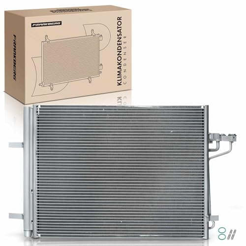 Frankberg AC Condenser with dryer Compatible with C-Max II Van 1.6L 2.0L Petrol/Diesel 2010-2019 Focus III 1.6L 2.0L Petrol/Diesel 2010-2024 Replace# 8V6119710FA
