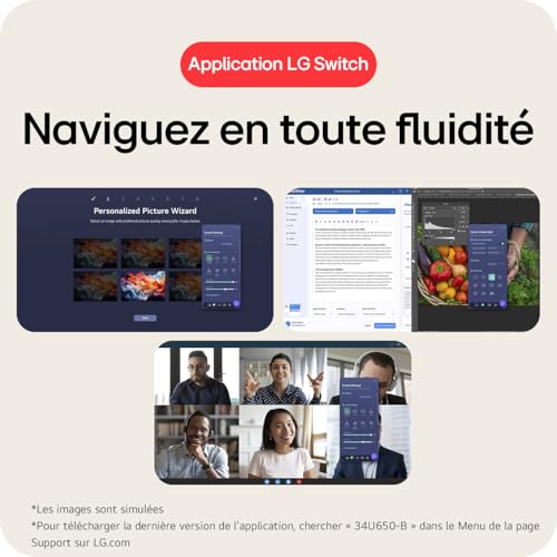 LG 34 LED UltraWide 34U650A B - vue 9