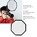 Imagen de Kit de Iluminación de Fotografía Con Softbox Octogonal Plegable de Nylon de 20 Cm