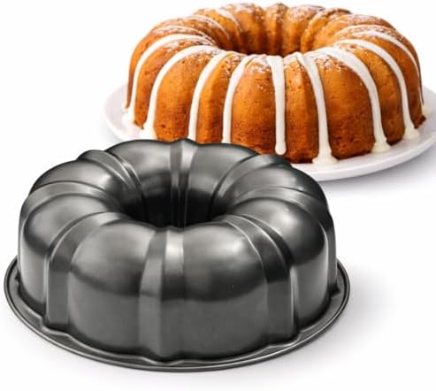 Non Stick Round Cake Pan 9.5’’ Perfect for Baking Cakes, Pies, an...