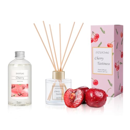 Difusor de varillas Cherry 100 ml y recarga 250 ml miniatura 1