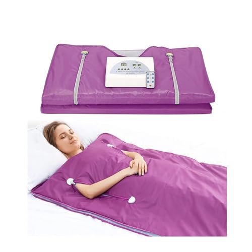 Manta de sauna, Manta de Sauna infrarroja, calefacción impermeable for pérdida de peso, manta de Sauna adelgazante profesional for salón de belleza de terapia de Spa en casa , Sauna de vapor portátil(