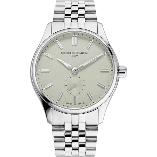 Frederique Constant Men's Classic Swiss Made Automatic Silver Stainless Steel Watch, Sage Green Dial, Style: FC-530GR3B6B