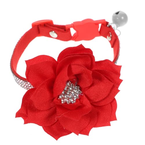 Levemolo Collar Ajustable para Mascotas con Brillantes Cómodo y Resistente para Gatos y Perros Pequeños Diseño Decorativo para y Ocasiones Especiales