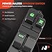 A-Premium Front Driver Side Master Power Window Switch Compatible with Toyota Pickup 1994 1995, Tacoma 1996-2000, T100 1994-1998, Tercel 1994, MR2 1994 1995, Replace# 8482016060