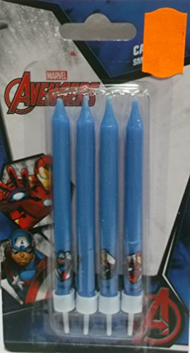 Candeline candele avengers 4 pz