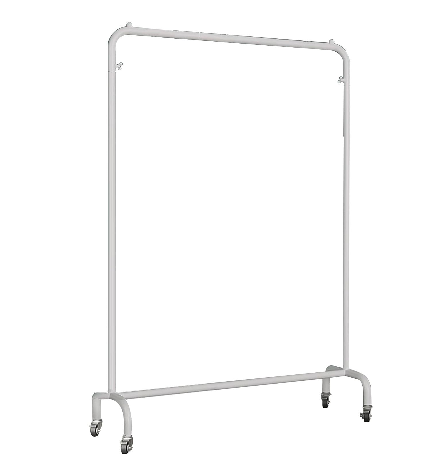 Porte-manteau en métal pour appartement et chambre d'étudiant avec roulettes