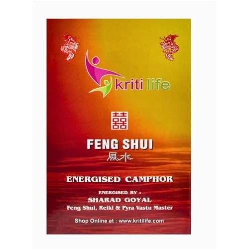 Image of Kriti Life Feng Shui Energised Camphor - 250 Gram |Natural Aromatic White Kapur for Pooja, Hawan, Home Fragrance & Aromatherapy | Kapoor Dani & Diffuser Suitable