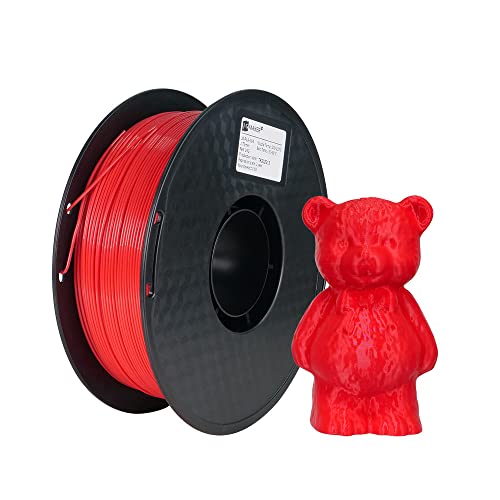 JG MAKER 3D Printer PLA 1.75mm,Red 1 KG Spool, Dimensional Accuracy +/-...