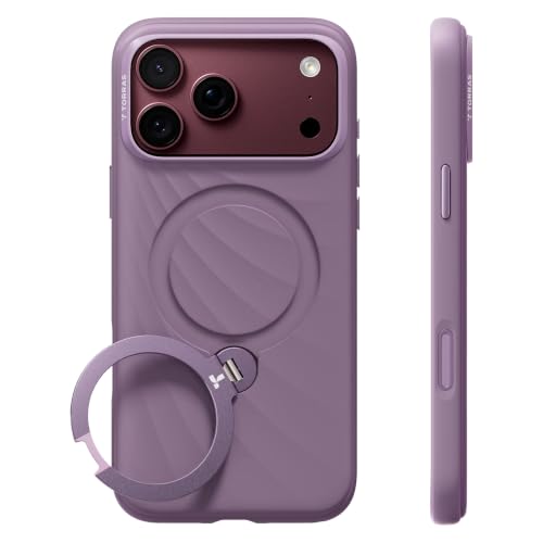 TORRAS for iPhone 18 Pro Max Case Silicone, 360 Magnetic Stand Purple 6.9'' - image 1