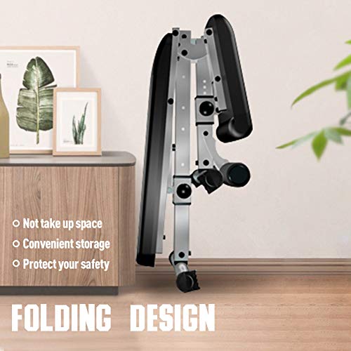 Adjustable Bench, Fitness Training Weight Bench Adjustable for Full Body Workout- Multi-Purpose Foldable Incline/Decline Bench Press (Black) - Home Fitness Guru Adjustable Bench, Fitness Training Weight Bench Adjustable for Full Body Workout- Multi-Purpose Foldable Incline/Decline Bench Press (Black) - Image 7