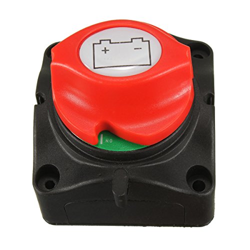 Interruptor seccionador on/off NUZAMAS con diseo extrable para batera de coche, barcos y otros vehculos (12/24V)