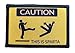 Caution This is Sparta Morale Patch for Molle Gear, Operator Hat, Rucksack, Pack Bag, Backpack, Made in The USA