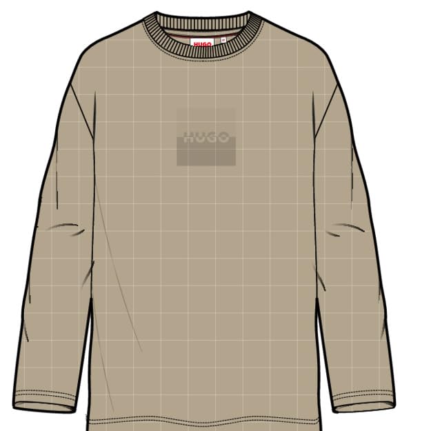 HUGO Boy's G00437 T-Shirt, Sand, 4 Years