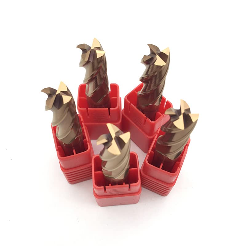 5Pcs HRC60 8mm 60L 4Flute D8X20XD8X60L Flat End Mill Solid Carbide Spiral Straight Shank Endmill For Wood CNC Cutter