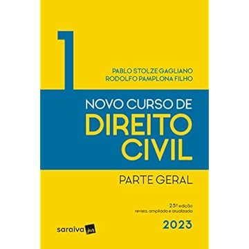 Capa do livro Novo Curso de Direito Civil - Vol 1 - Parte Geral - 25ª edição 2023: Volume 1