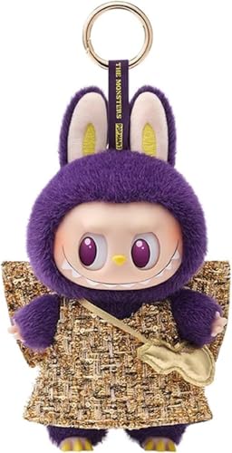 LABUBU Plush Toy,LABUBU Doll Set Vinyl Plush Hanging Card Blind B...