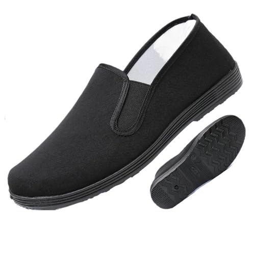 Beijing Men's Casual Comfortable Fabric Shoes Non-Slip Wear-Resistant Work Shoes Black Dirt-Resistant Rubber Outsole Men's Footw2