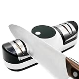 Afilador de cuchillos de cocina eléctrico: pantalla LED de 3 velocidades, acero inoxidable y ABS, recargable de 1800 mAh, molinillo de cuchillos compacto y eficiente para cocinar en casa