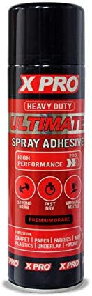 [Pack of 3] XPRO Ultimate Heavy Duty Spray Adhesive 500ml with High Performance