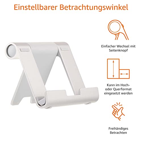 Amazon Basics Multi-Angle Portable Stand For Ipad Tablet, E-Reader And Phone - Silver #TOP1