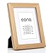 Produktbild Eono by Amazon - 15x20 cm Bilderrahmen Hergestellt aus Massivholz und hochauflösendem Glas für Bildformate 10x15 mit Passepartout oder 15x20 ohne Passepartout zum Wandhängend Fotorahmen Natur