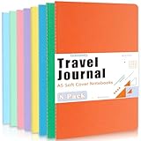 Gdotmely 8 Pack Soft Cover Journal Bulk, A5 Lined Travel Journal, Colorful Notebooks Bulk, Notebooks College Ruled for Work, School Office Supplies Note Taking, 46 Sheets/92 Pages, 8.3” x 5.5”