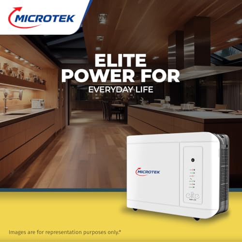 Image of Microtek MTKTU1K5S Elite UPS Inverter 1500 12V | Pure Sine Wave with Power Saver Tech | LED Display | 3-Year Warranty | Compatible with All Batteries | Ideal for Home, Office & Shops