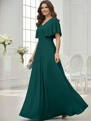 Image of KOH KOH Womens Long Elegant Bridesmaid Evening Cocktail Modest Maxi Dress