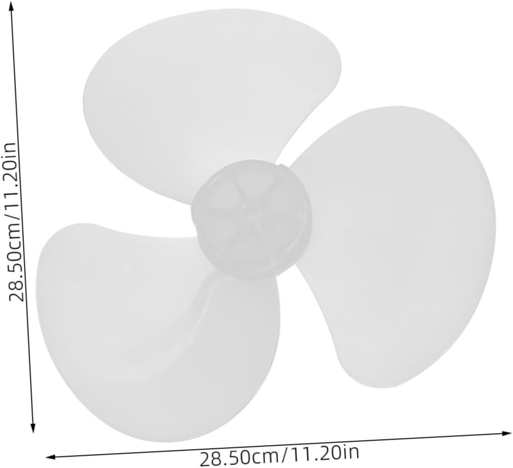 Universal Fan Blades Replacement 12 Inch Plastic for Electric Fans Repair Part Elegant Design