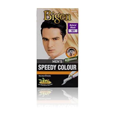 Bigen Men's Speedy Colour Natural Black Dye Cover
