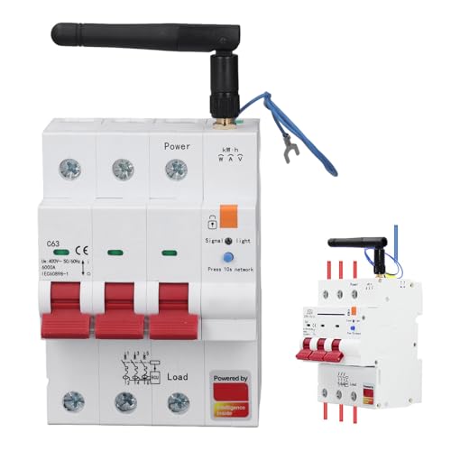 Disjoncteur 3P 63A connecté pour télécommande et suivi de consommation - 8