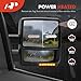 A-Premium Towing Mirrors - Compatible with Ford F-150 F150 2008-2014 - Manual Folding Heated Chrome - with Puddle Light Memory Recall