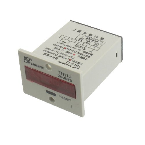 Alcoa PrimeTH11JL 100240VAC 30mA 6 Digits LED Display Digital Counter