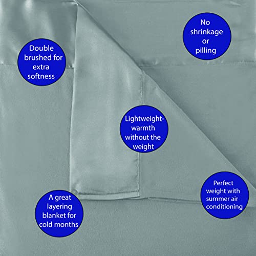 Thermee THRBKTWSND Micro Flannel Twin Size Blanket, Lightweight All Seasons Cozy Blanket, Throw Blanket For Home And Living Room, Soft Blanket For Couch/Bed thumb #2