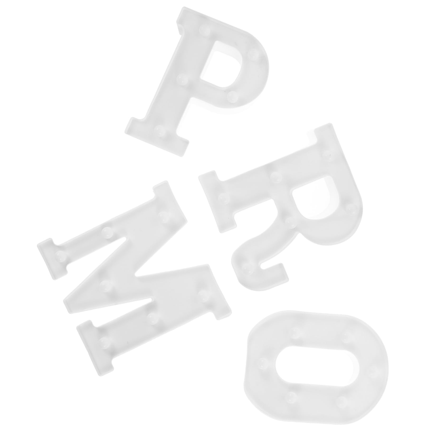 ERINGOGO Unique Led Prom Letters Lights 4pcs Large Night Lights for Graduation Wedding Decorations