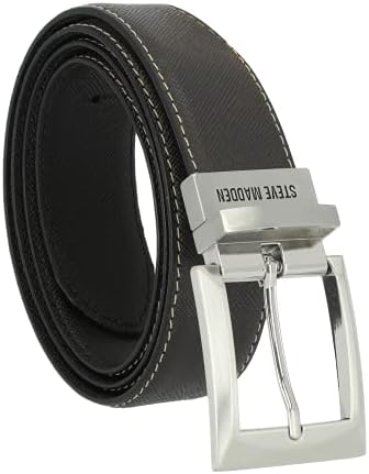 Steve Madden mens Dress Casual Every Day Leather Belt Belt