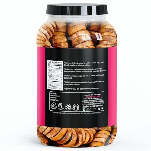 Image of Nature Purify Dried Figs | 1 kg | Dried Anjeer | Rich Source Of Fiber | Low in Fat | Healthy Snack | Ideal for Festive Gifting