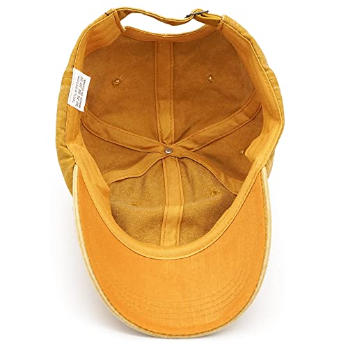 Image of Glamorstar Classic Unisex Baseball Cap Adjustable Washed Dyed Cotton Ball Hat