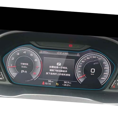 Vidrio templado de alta resistencia para panel de instrumentos Audi Q3 2019 película protectora LCD