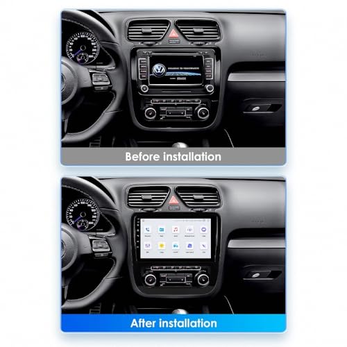Radio de Coche 2 DIN para Viajes en Scirocco con Manos Libres y Mapas GPS 2