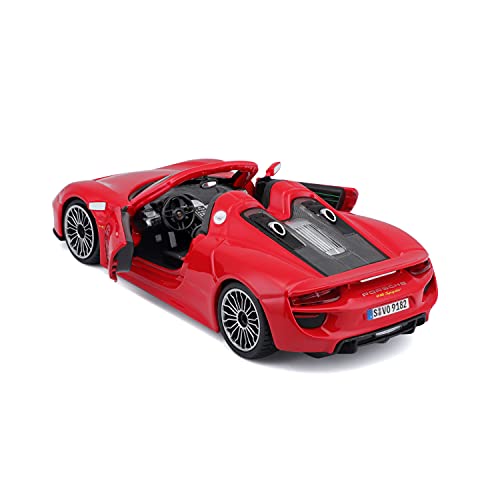 Vehículo a escala Porsche 918 Spyder 1:24 Bburago miniatura 2