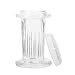 VILLCASE Glass Staining Jar 5-Slide Capacity Laboratory Coplin Tank for Microscope Slide Staining and Specimen Immersion